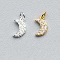 Kubický přívěsek Zirconia Micro Pave 925 Sterling Silver, á, DIY & micro vydláždit kubické zirkony & pro ženy, více barev na výběr, 10x8x1.50mm, 2PC/Bag, Prodáno By Bag