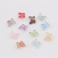 Raffinée de bijoux en perles, chalumeau, papillon, Placage, DIY, plus de couleurs à choisir, 10*11mm, Trou:Environ 0.5mm, Vendu par PC