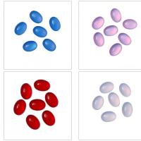 Fashion Resin Cabochons Ellipse plated DIY 10u00d714mm uff0c8u00d710mm Sold By Bag