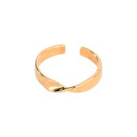 Brass Cuff Finger Ring plated for woman nickel lead & cadmium free US Ring .5 Sold By Bag