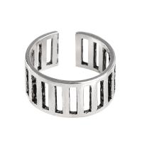 Messing Manchet Finger Ring, plated, verschillende stijlen voor de keuze & voor vrouw, nikkel, lood en cadmium vrij, Maat:7-7.5, 3pC's/Bag, Verkocht door Bag