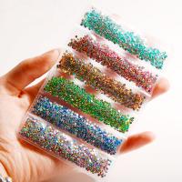 resina Pegatina de Rhinestone, Esférico, chapado, diferente color y patrón para la elección & Bricolaje, más colores para la opción, 2mm, 6000PCs/Bolsa, Vendido por Bolsa