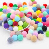 Polyester DIY Plush Balls Round 8-30mm Sold By Bag