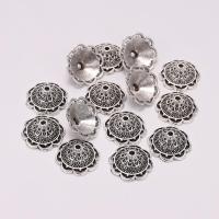 Cink ötvözet Bead Cap, antik ezüst színű bevonattal, DIY, 14x14mm, 10táskák/Lot, 20PC-k/Bag, Által értékesített Lot