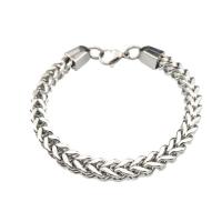 Roestvrij staal armbanden, plated, voor de mens, 6mm, Per verkocht Ca 8.26 inch Strand