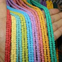 Granulos de hematita não-magnético, Rhombus, banhado, cor e padrão diferentes para escolha & DIY, Mais cores pare escolha, 3*3mm, vendido por Strand