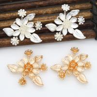 真鍮ジュエリーペンダント, 銅, 花形, メッキ, DIY & 異なるスタイルを選択, 無色, 25*30mm, 売り手 パソコン