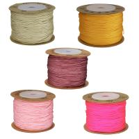 Linha de Nylon, náilon, with carretel plástico, joias de moda & DIY, Mais cores pare escolha, 0.8mm, 5PCs/Lot, 100m/Spool, vendido por Lot