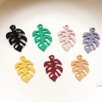 Zinklegering Leaf Hangers, Zinc Alloy, DIY, meer kleuren voor de keuze, 20pC's/Bag, Verkocht door Bag