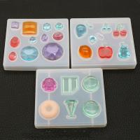 DIY Epoxy Mal Set, Silicone, fruit, plated, Duurzame & verschillende grootte voor keus, meer kleuren voor de keuze, Verkocht door PC