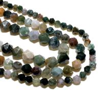 Natuurlijke Indiase Agaat kralen, Indian Agaat, Rhombus, DIY & gefacetteerde, gemengde kleuren, 10mm, Verkocht door Strand