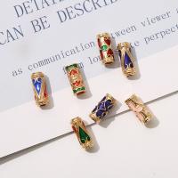 Bréige coirníní Cloisonne Sinc Alloy, DIY, dathanna níos mó le haghaidh rogha, 15mm, 10ríomhairí pearsanta/Mála, Díolta De réir Mála