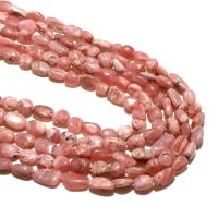 Grânulos de Rodonita, naturais, DIY, rosa, 6*8mm, Aprox 48PCs/Strand, vendido por Strand