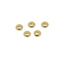 Χάντρες Brass Spacer, Ορείχαλκος, Flat Γύρος, χρώμα επίχρυσο, διαφορετικό μέγεθος για την επιλογή, 20PCs/Παρτίδα, Sold Με Παρτίδα