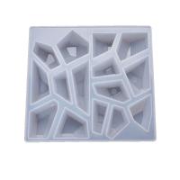 DIY Epoxi Mold Set, Silikon, Oregelbunden, plated, Hållbar, 130x120x25mm, Säljs av PC