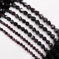 Natural Garnet Beads Rhombus polished DIY & faceted violet deep 5mm Sold Per 40 cm Strand