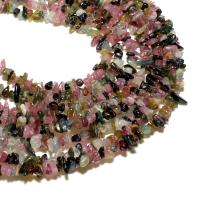 Gemstone čipy, Tourmaline, Nepravidelné, přírodní, DIY, smíšené barvy, 4-6mm, Cca 57PC/Strand, Prodáno By Strand