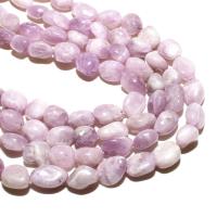 Edelsteen Sieraden Kralen, Kunzite, natuurlijk, DIY, lichtpaars, 8-10mm, Ca 36pC's/Strand, Verkocht door Strand