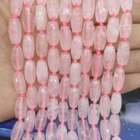 Natuurlijke Rose Quartz parels, Rozenkwarts, DIY & gefacetteerde, 8x16mm, Verkocht door Strand