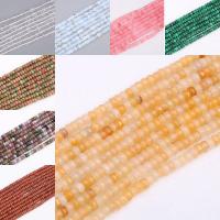 Beads Gemstone misti, Pietra naturale, abaco, lucido, colore e motivo diversi per la scelta & DIY & sfaccettati, nessuno,  5*8mm, Venduto da filo