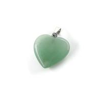 Edelstein Anhänger Schmuck, weiße Jade, DIY, keine, 20x20x6mm, verkauft von PC