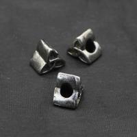 Koraliki ze stali nierdzewnej Duży Hole, Stal nierdzewna, Powlekane, DIY & duży otwór, srebro, 11*9mm, otwór:około 5mm, 100komputery/torba, sprzedane przez torba