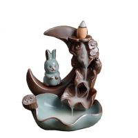 Backflow Incense Burner Porcelain plated for home and office & durable Sold By PC