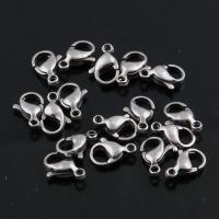 Cruach dhosmálta Gliomach Claw Clasp, snasta, DIY, airgid, nicil, luaidhe & caidmiam saor in aisce, 3*7*10mm, Díolta De réir PC