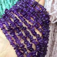 Contas de ametista naturais, Irregular, DIY, roxo, 5-8mm, vendido por Strand