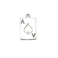 Zinklegering Hangers, Zinc Alloy, Poker, plated, 13x1x21mm, 200pC's/Lot, Verkocht door Lot