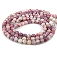 Gemstone šperky Korálky, Lilac Korálky, Kolo, lesklý, DIY & různé velikosti pro výběr, nachový, Prodáno za Cca 15 inch Strand