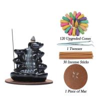 Backflow Incense Burner Porcelain handmade for home and office & durable Sold By PC