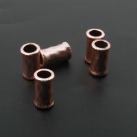 Coirníní Tube since Alloy, Sinc Alloy, Colún, plátáilte, DIY, dathanna níos mó le haghaidh rogha, nicil, luaidhe & caidmiam saor in aisce, 15*8*7mm, Poll:Thart 6mm, 50Snáitheanna/Mála, Díolta De réir Mála