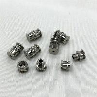 Fecho de tensor de latão, cobre, banhado, 5.52x8.48mm, Buraco:Aprox 1.11mm, 50PCs/Lot, vendido por Lot