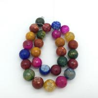 Φυσικό χάντρες Agate Rainbow, Rainbow Agate, Γύρος, γυαλισμένο, DIY & διαφορετικό μέγεθος για την επιλογή, πράσινος, Sold Με Strand