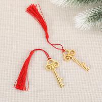 Zinklegering Cross Hangers, Zinc Alloy, mode sieraden & DIY, goud, 76x28mm, 100pC's/Bag, Verkocht door Bag