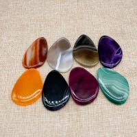 Agate Κοσμήματα Μενταγιόν, Teardrop, γυαλισμένο, DIY, περισσότερα χρώματα για την επιλογή, 35x45mm, Sold Με PC