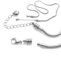 Stainless Steel Nekclace Chain, Roestvrij staal, plated, mode sieraden & verschillende grootte voor keus & voor de mens, meer kleuren voor de keuze, Verkocht door Strand