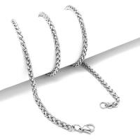 Stainless Steel Nekclace Chain, Roestvrij staal, plated, mode sieraden & verschillende grootte voor keus & voor de mens, meer kleuren voor de keuze, Verkocht door Strand