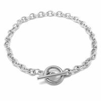 Stainless Steel Jewelry Bracelet plated fashion jewelry & Unisex Sold By Strand