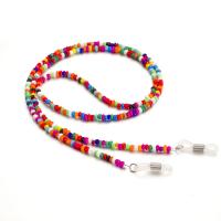 Acryl Brilketting, plated, anti-slippen & mode sieraden & voor vrouw, 700mm, Lengte 27.55 inch, Verkocht door PC