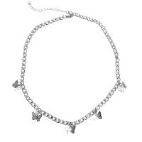 Collana di titanio acciaio, Titantium acciaio, with 2.75inch extender chain, Farfalla, Twist ovale & per la donna, Venduto per Appross. 14.9 pollice filo