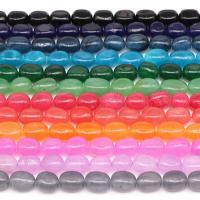 Paars Chalcedoon, Nuggets, gepolijst, verschillende materialen voor de keuze, meer kleuren voor de keuze, 8*9-12mm, Lengte Ca 15 inch, 5strengen/Lot, Ca 30pC's/Strand, Verkocht door Lot