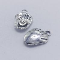 Zinc Alloy Pendants plated DIY nickel lead & cadmium free Sold By Bag