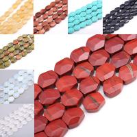 Mješoviti Gemstone perle, Prirodni kamen, Poligon, uglađen, možete DIY & faceted, više boja za izbor, 11*12*7mm, Prodano By Strand