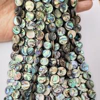 Abalone Shell Beads Round polished DIY multi-colored Sold By Strand