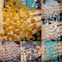 Beads Gemstone misti, pietra preziosa, Lacrima, lucido, DIY & stili diversi per la scelta & sfaccettati, nessuno, 13*18mm, Venduto da filo