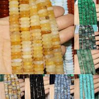 Mišrios Gemstone beads, Brangakmenis, Butas Round, poliruotas, skirtinga spalva ir modelis pasirinkimui & Pasidaryk pats, daugiau spalvų pasirinkimas, 12*4mm, 51kompiuteriai/Strand, Pardavė Strand