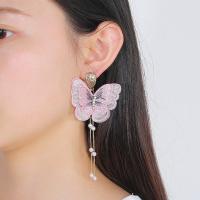 Sinc Alloy Earrings, le Rhinestone, jewelry faisin, dathanna níos mó le haghaidh rogha, Díolta De réir Péire