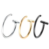 Stainless Steel Lip Ring plated fashion jewelry & for woman Sold By PC